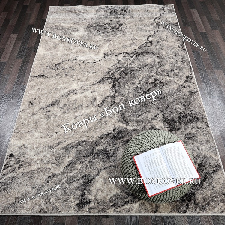 Ковер Серый с Бежевым New Прямоугольный
